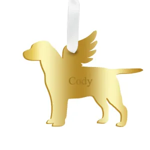 Personalized Angel Labrador Ornament - WS