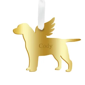 Personalized Angel Labrador Ornament