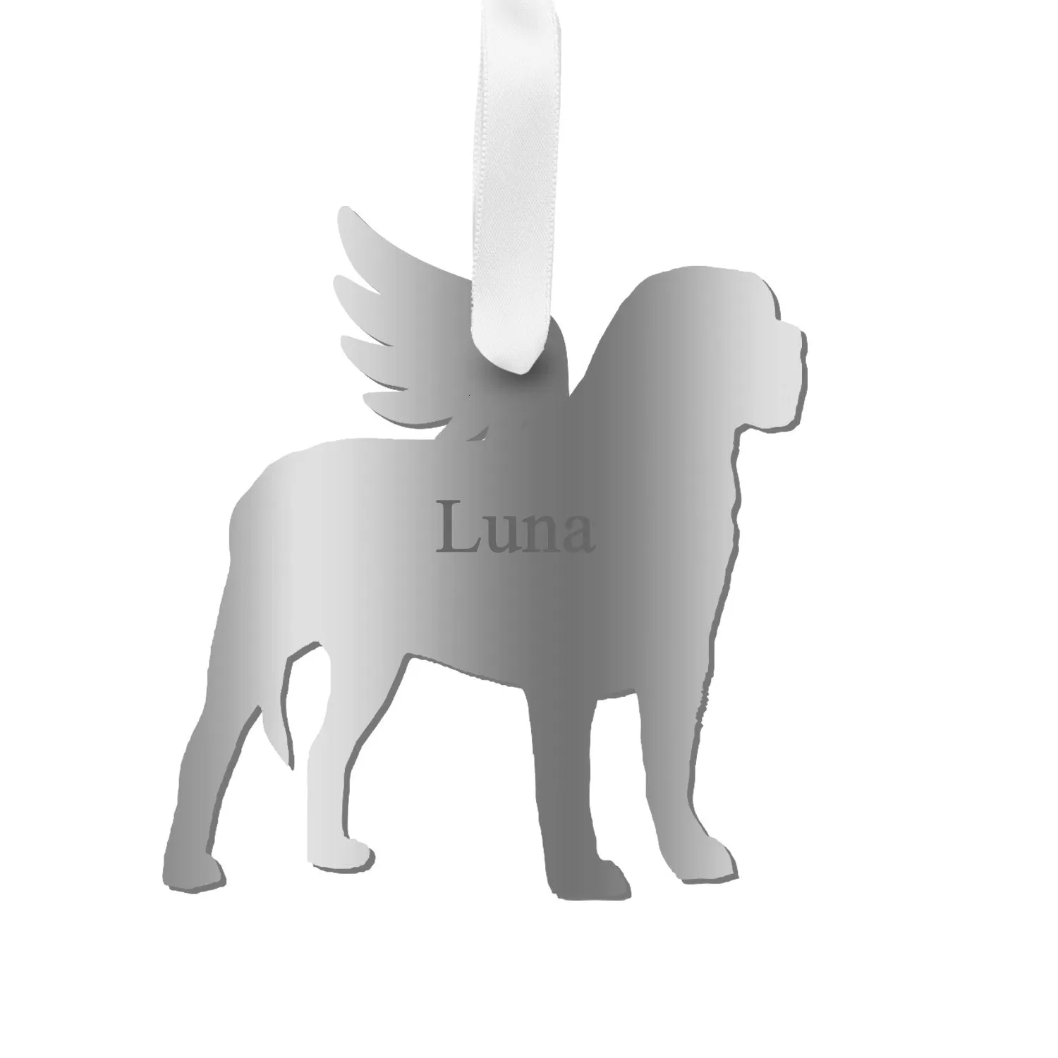 Personalized Angel Mastiff Ornament