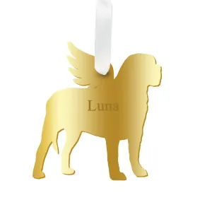 Personalized Angel Mastiff Ornament