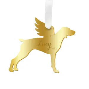 Personalized Angel Pointer Ornament - WS