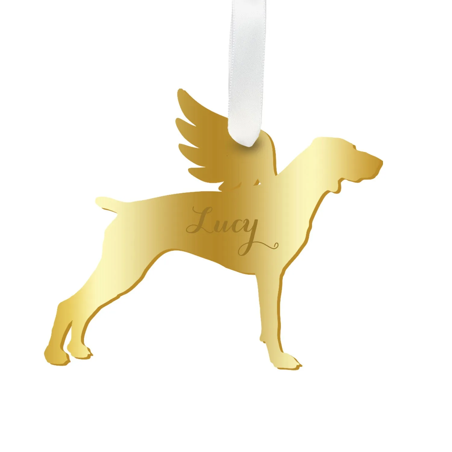 Personalized Angel Pointer Ornament