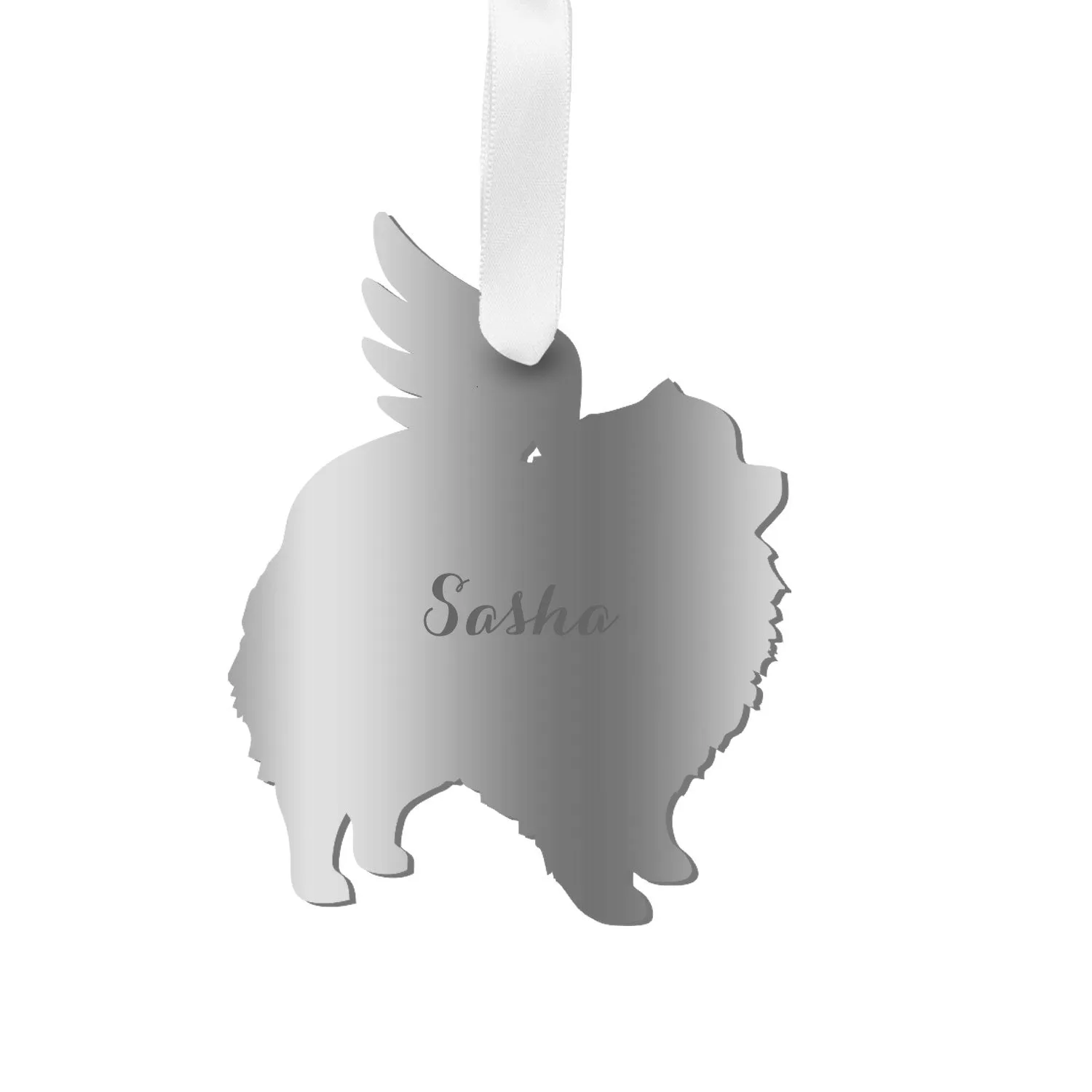 Personalized Angel Pomeranian Ornament - WS