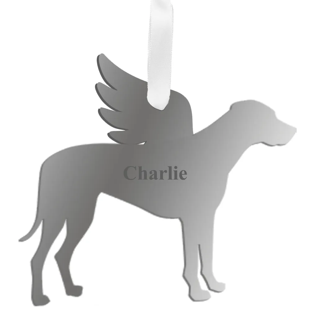Personalized Angel Rhodesian Ridgeback Ornament