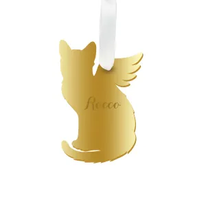 Personalized Angel Shorthaired Cat Ornament