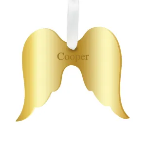 Personalized Angel Wings Ornament - WS