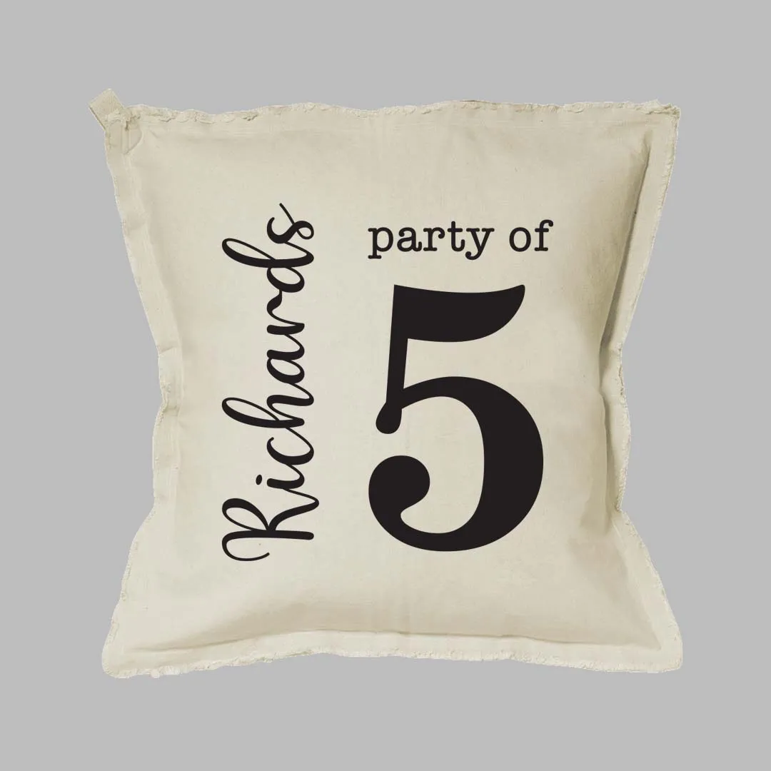 Personalized Party Of Square Pillow