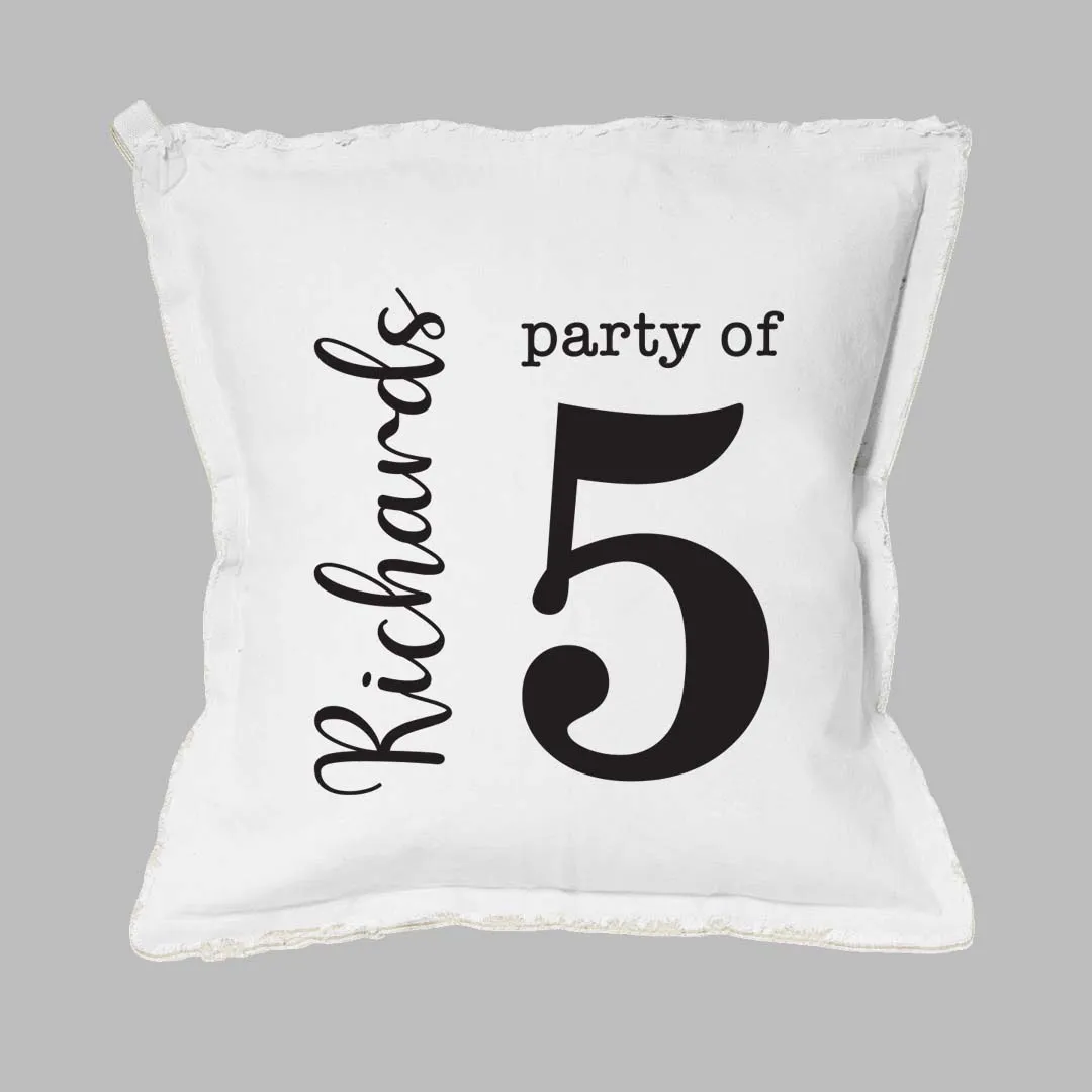 Personalized Party Of Square Pillow