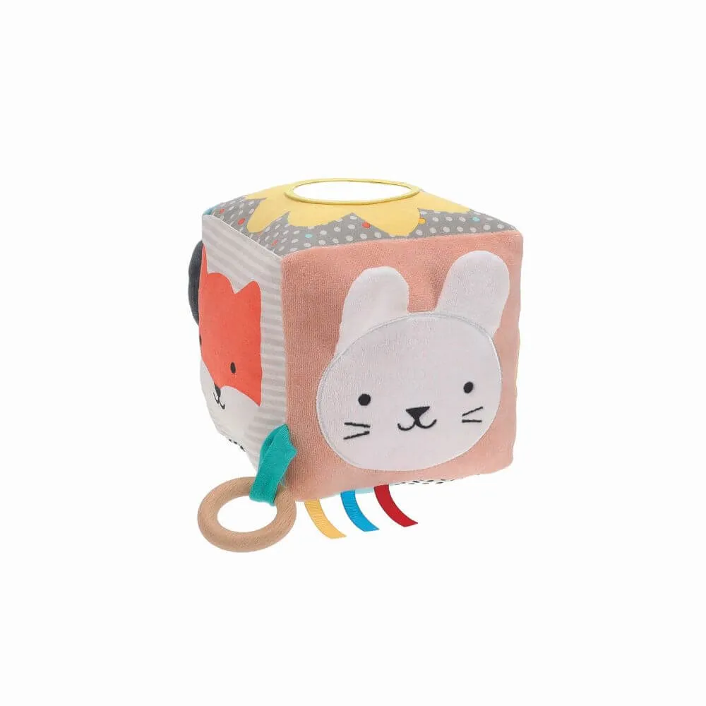 Petit Collage Animal Friends Fabric Activity Block