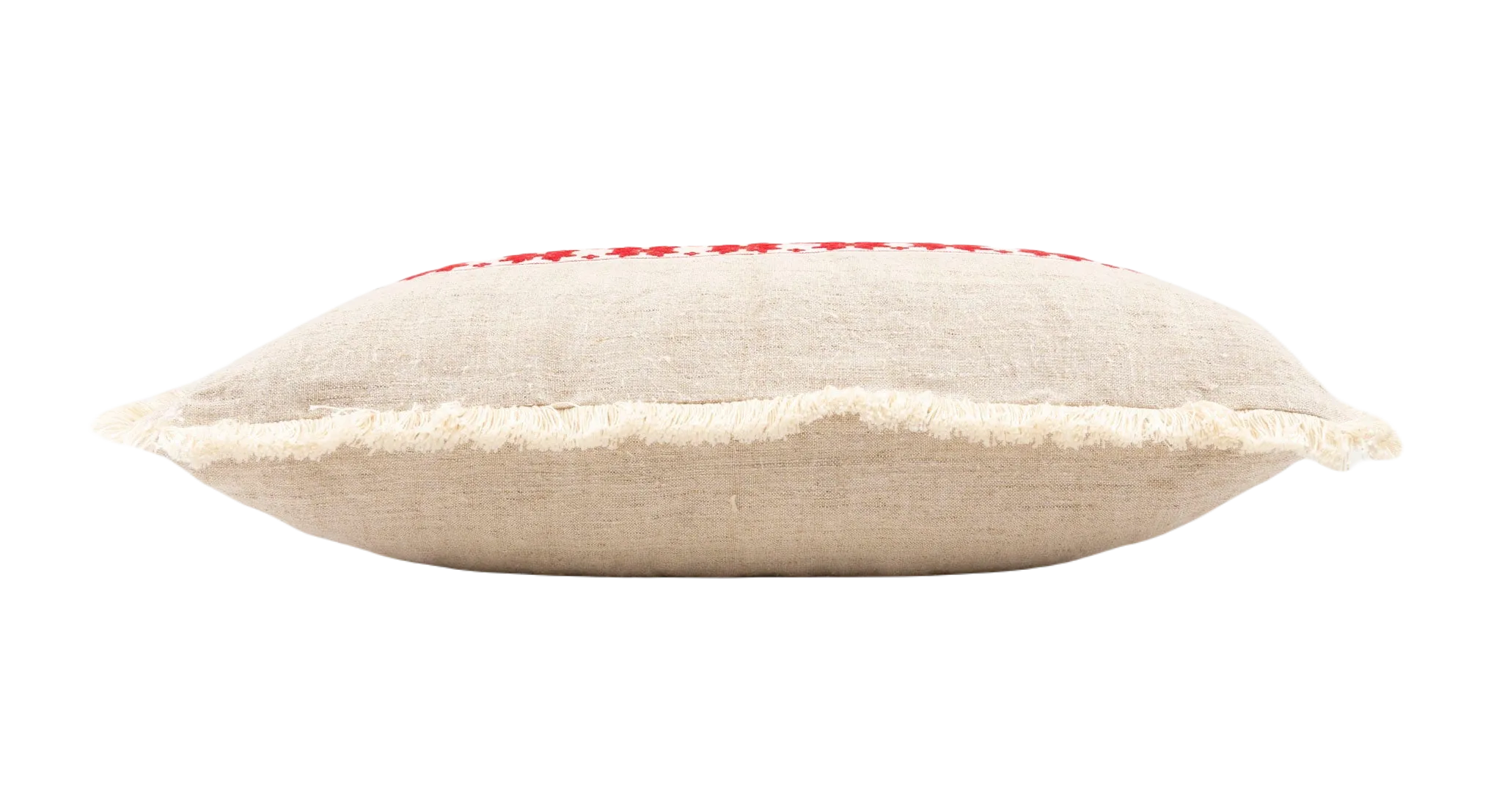 Pillow: Embroidered antique handwoven Hungarian hemp - P082