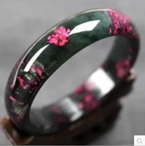Plum Flower Jade  Bracelet