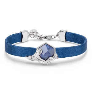 Poseidon Dumortierite Ribbon Bracelet