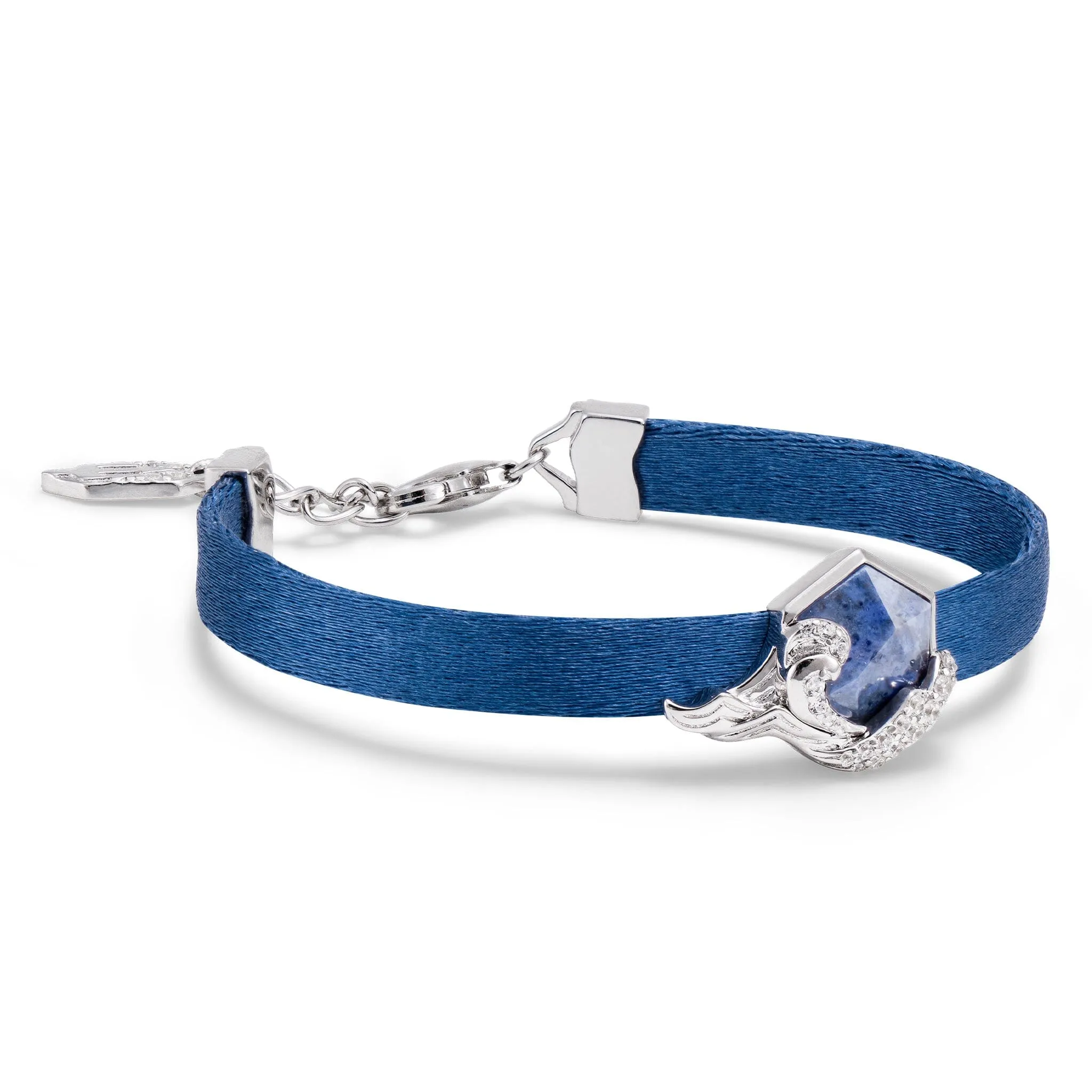 Poseidon Dumortierite Ribbon Bracelet
