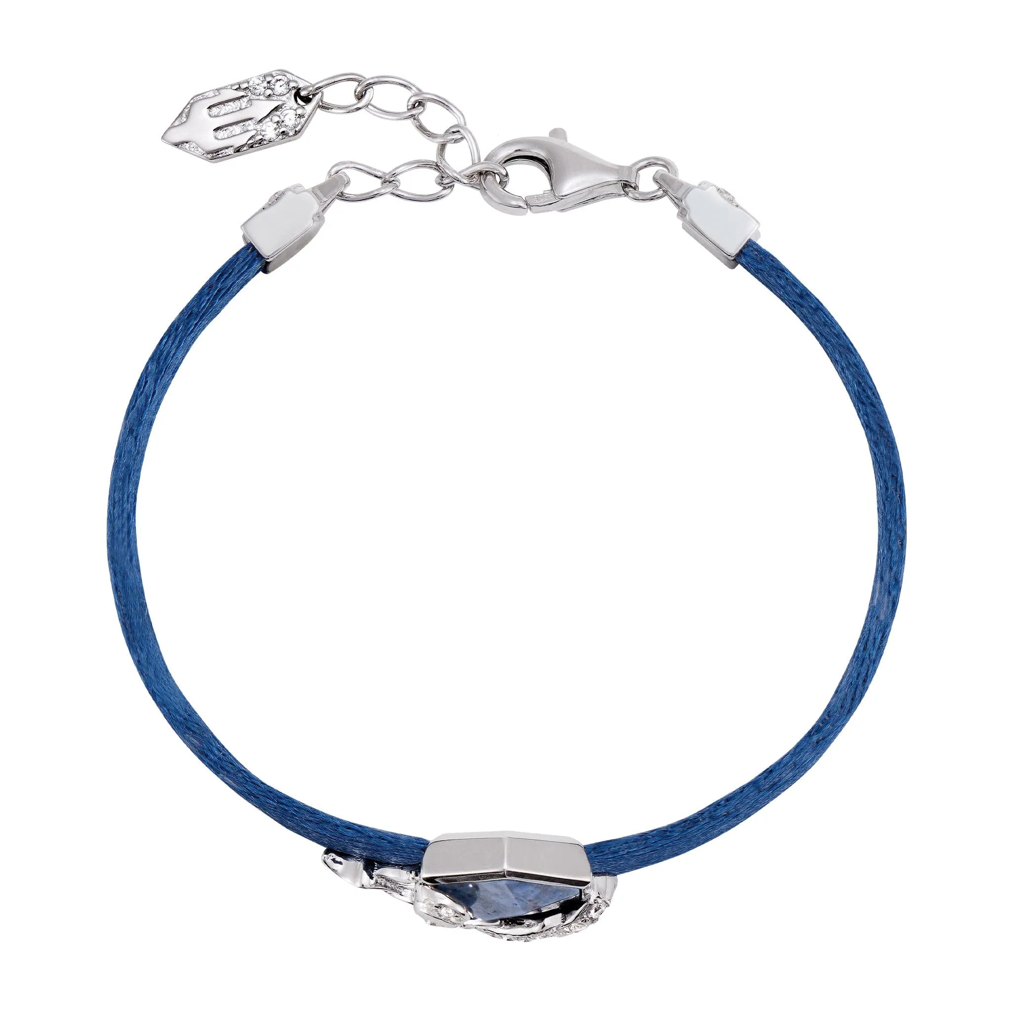 Poseidon Dumortierite Ribbon Bracelet