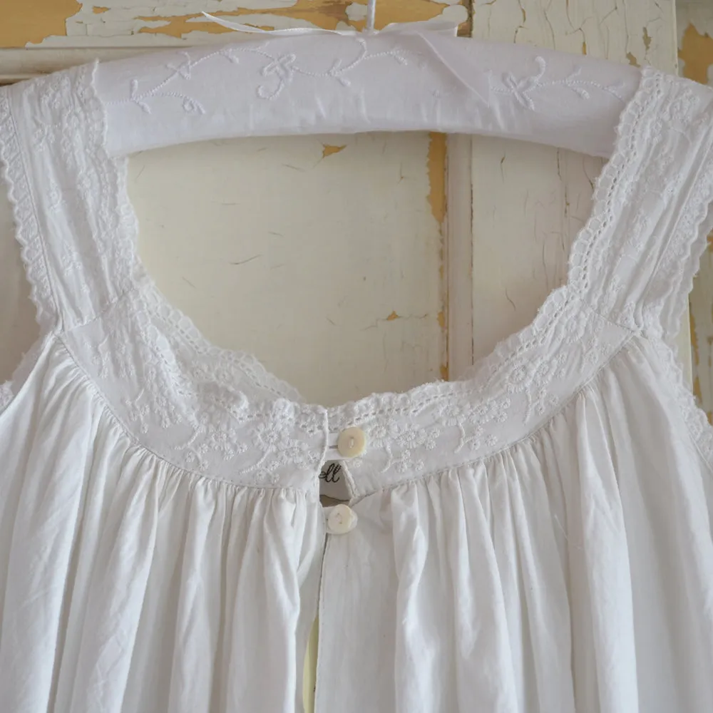 Powel Craft Jodie Embroidered Flounced Hem Night Dress