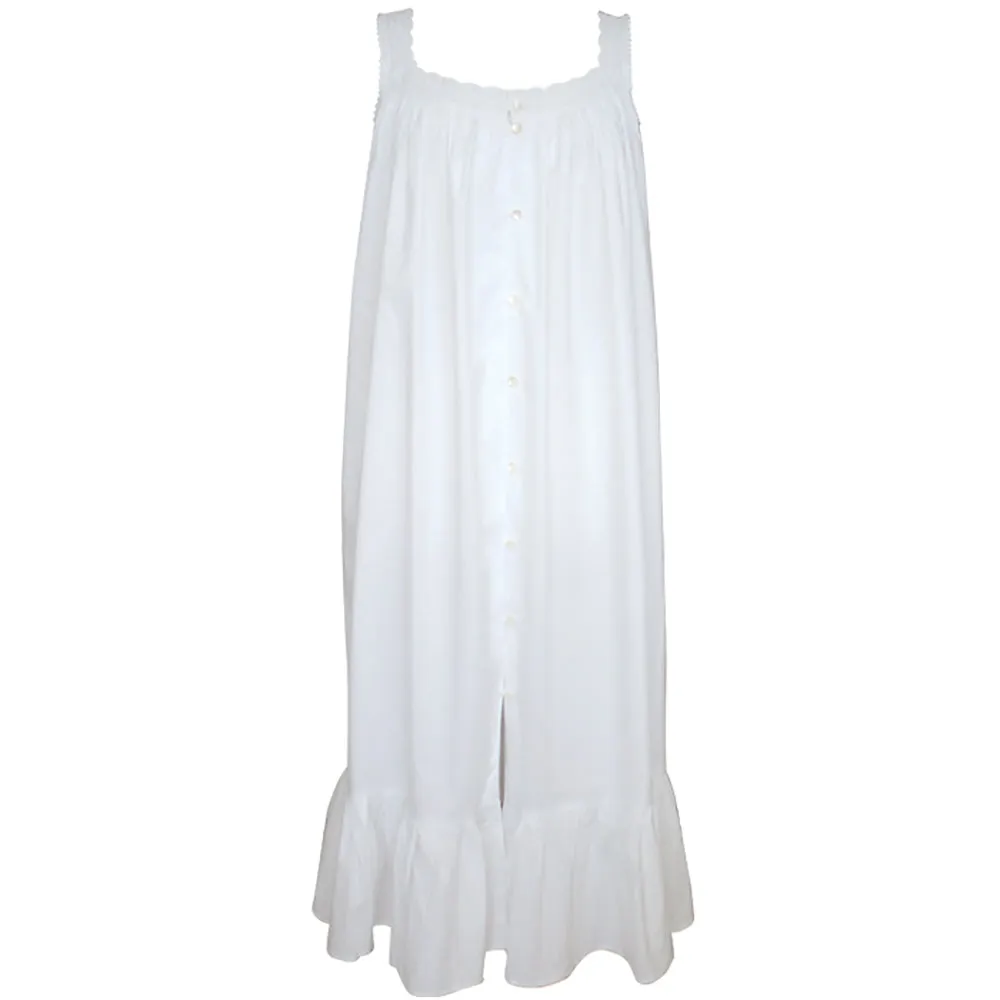 Powel Craft Jodie Embroidered Flounced Hem Night Dress