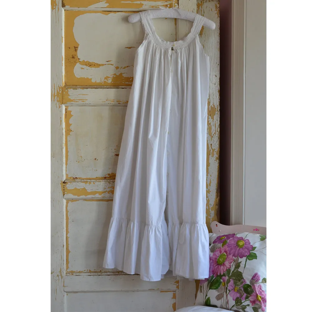 Powel Craft Jodie Embroidered Flounced Hem Night Dress