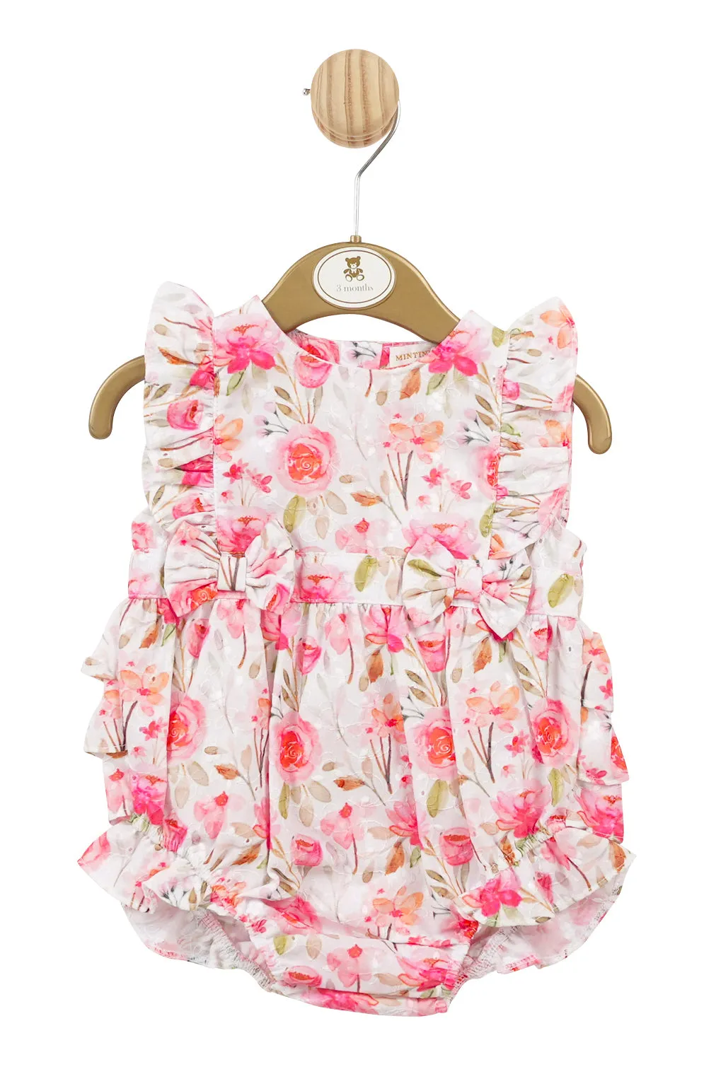 "Cora" Hot Pink Floral Shortie