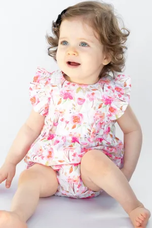 "Cora" Hot Pink Floral Shortie