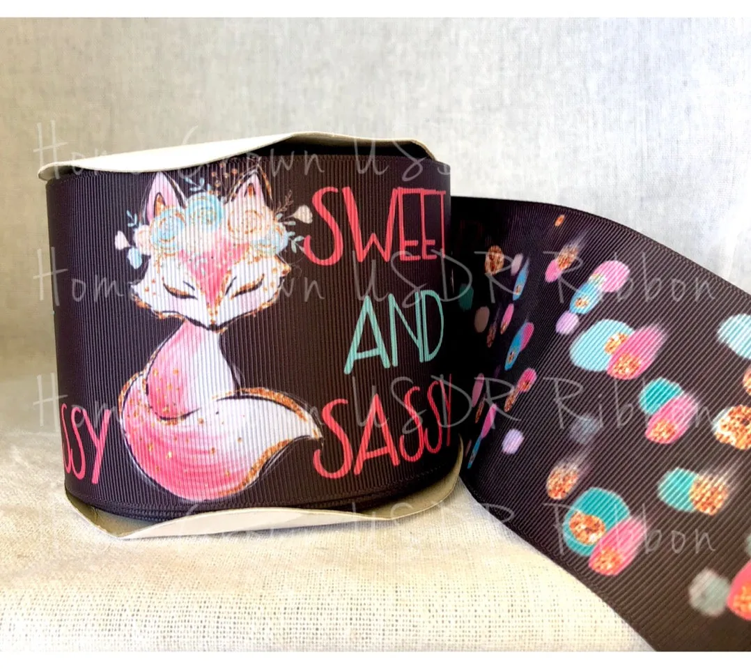 Sassy Collection - Sweet and Sassy 7/8" & 3" Double Sided Ribbon