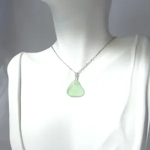 Seafoam Seaglass Necklace
