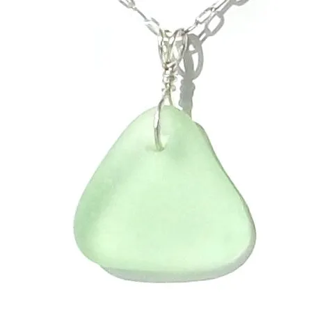 Seafoam Seaglass Necklace