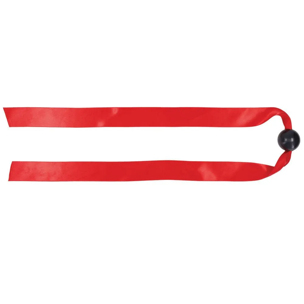Sex & Mischief Amor Satin Ball Gag - Red