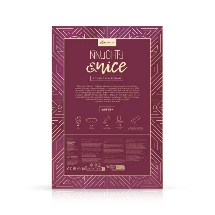 Sexy Gifts Calendar 2024 Naughty & Nice : 24 Days of Fun, Toys, Games & More for Couples
