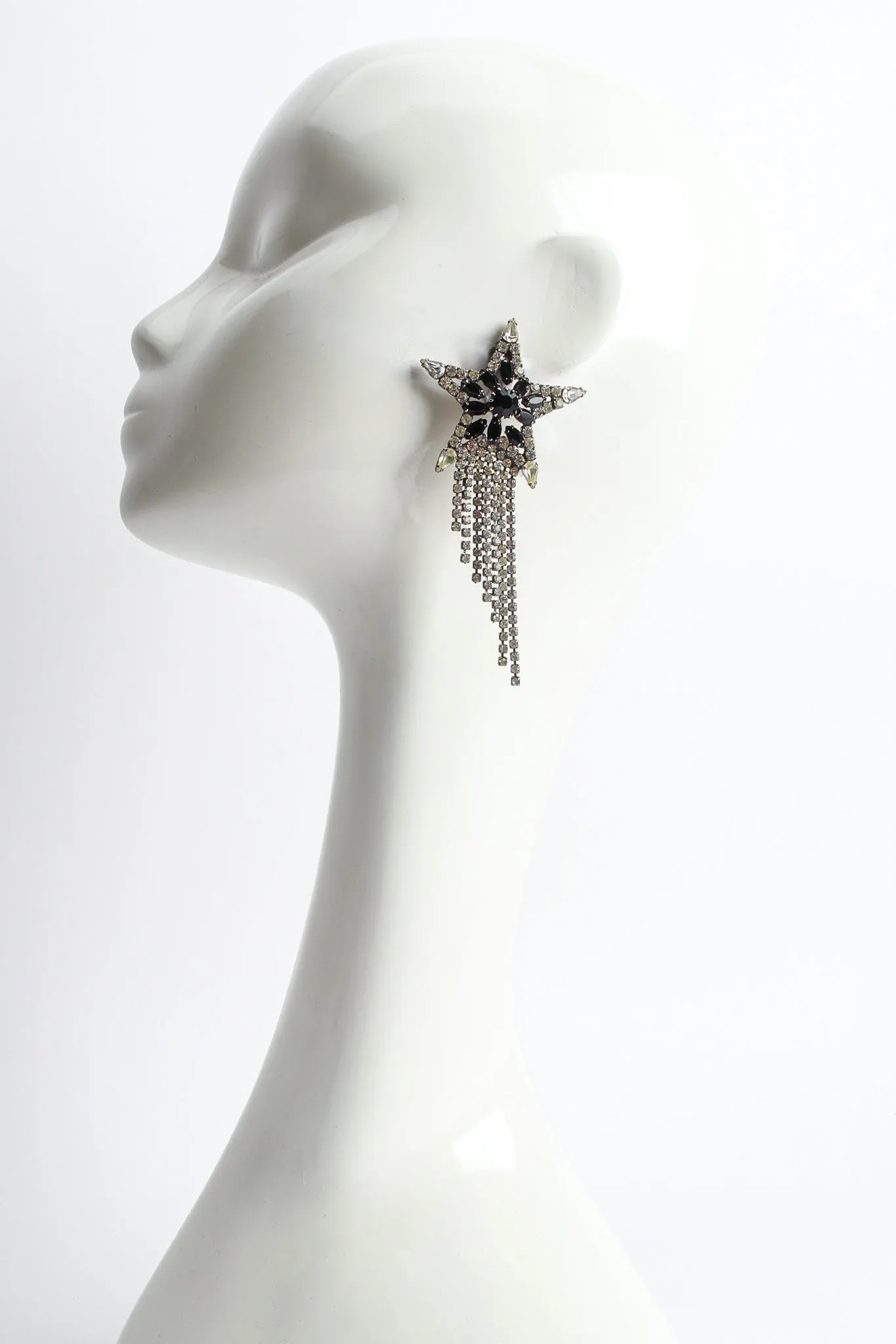 Shooting Star Rhinestone Earrings