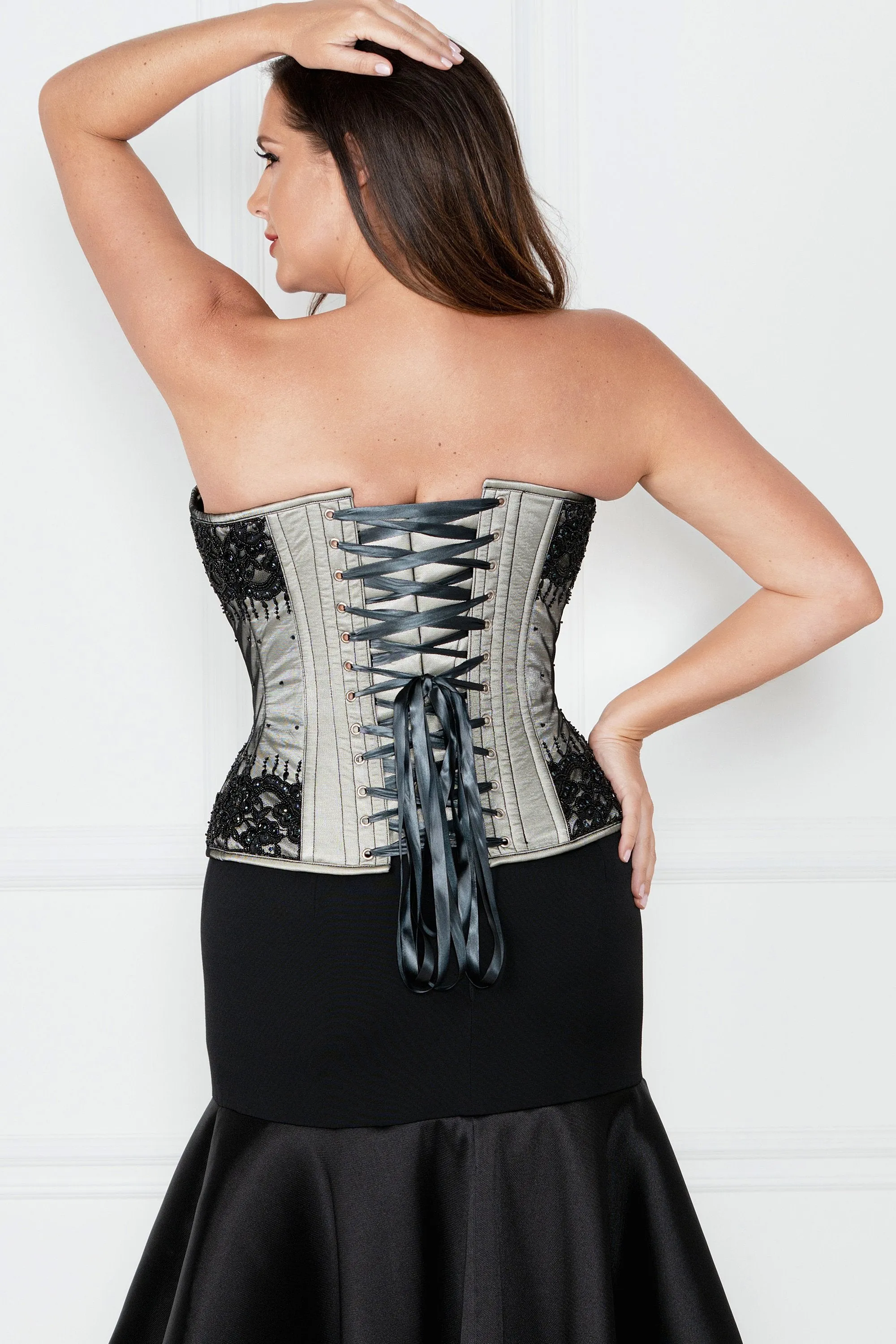 Silver Couture Corset