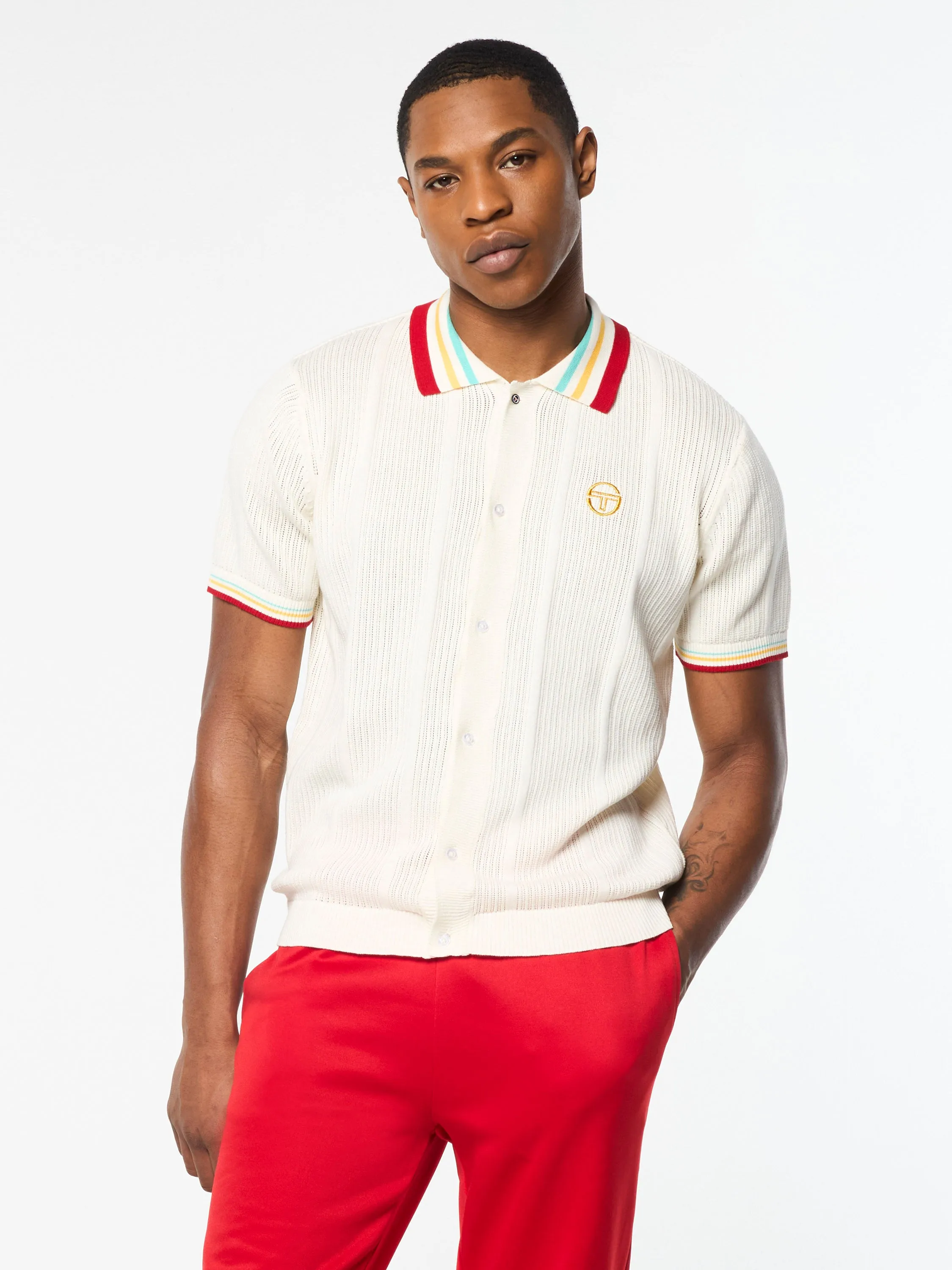 Slice Polo- Gardenia/ Gold