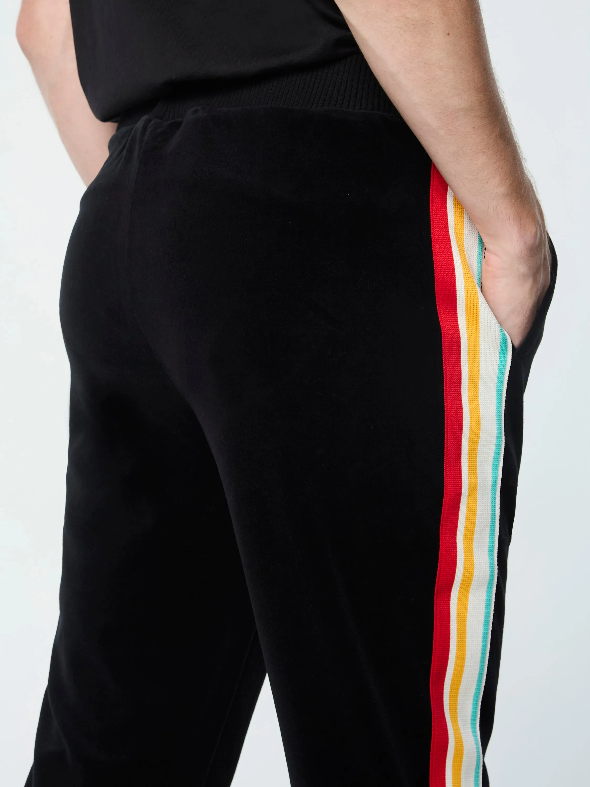 Slice Track Pant- Black/ Black