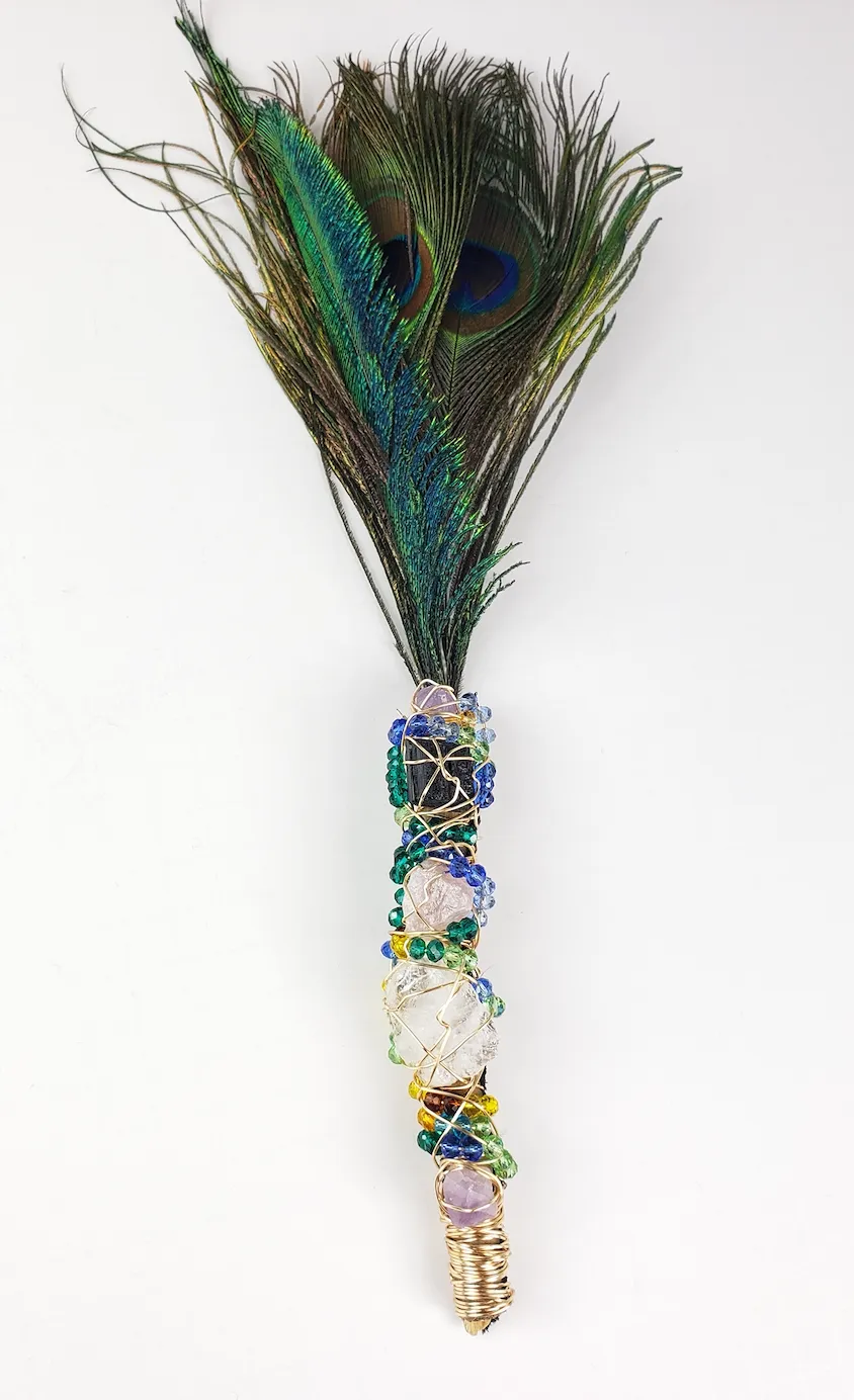 Smudge Feather Wand Sage Kit