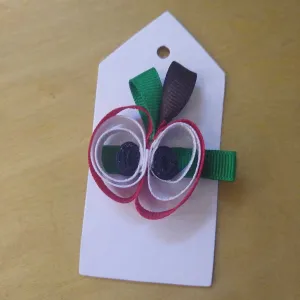 So Sweet Hair Bows- Apple