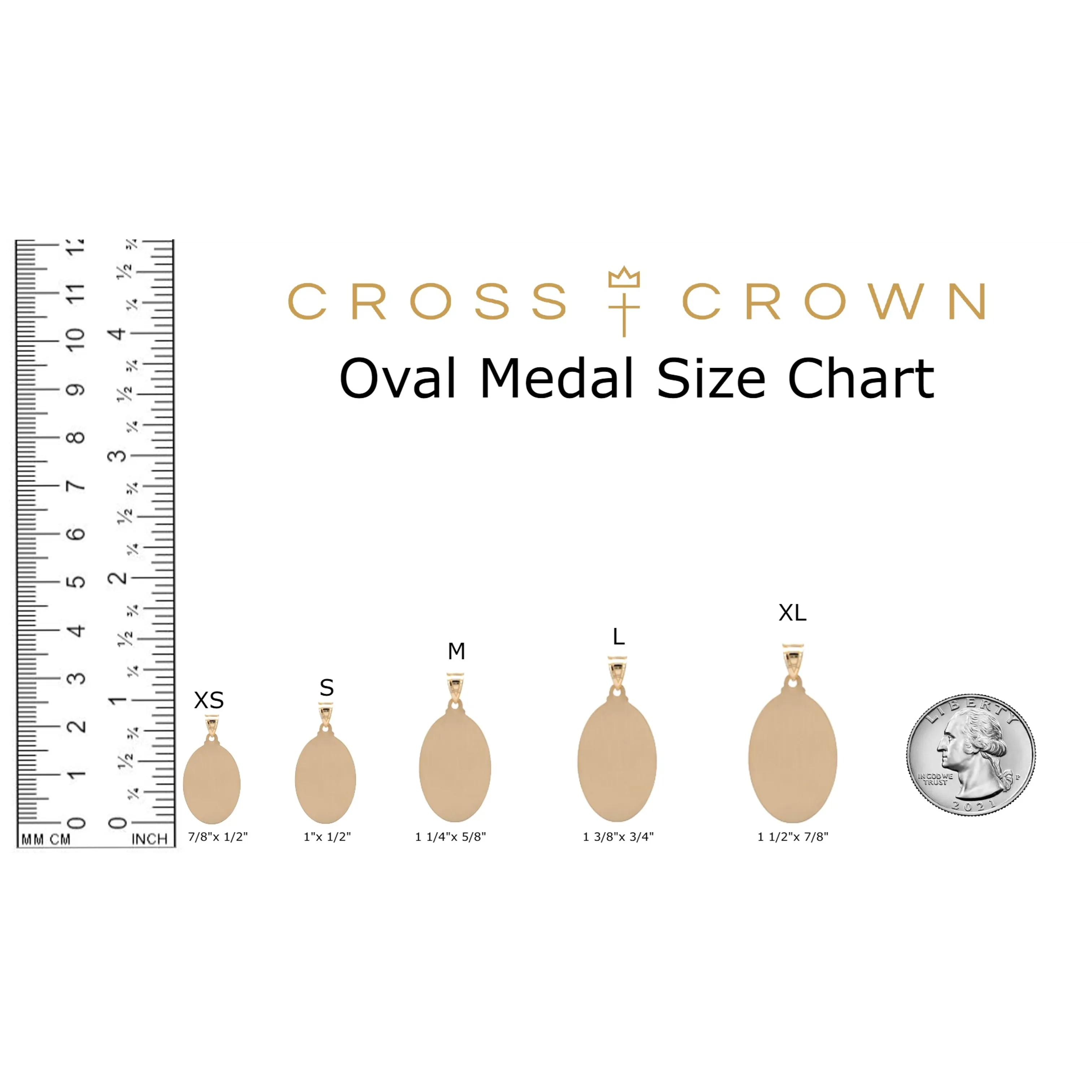 SOLID 14K GOLD PRAYING HANDS BEADED FRAME MEDAL | OVAL