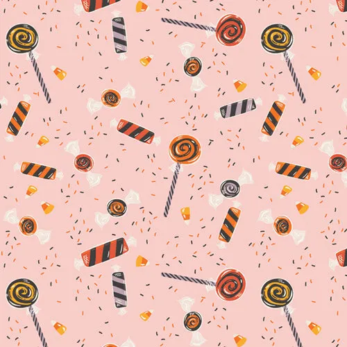 Spooky ’n Sweet Inside the Candy Bowl in Pink by AGF Studio