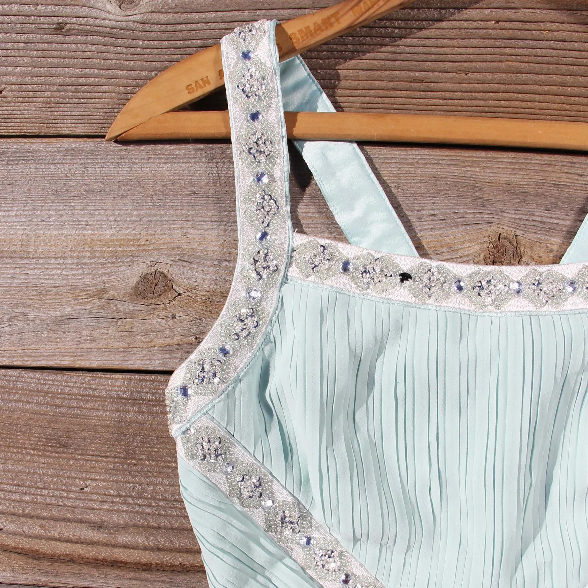 Spool Couture Mint & Snow Dress