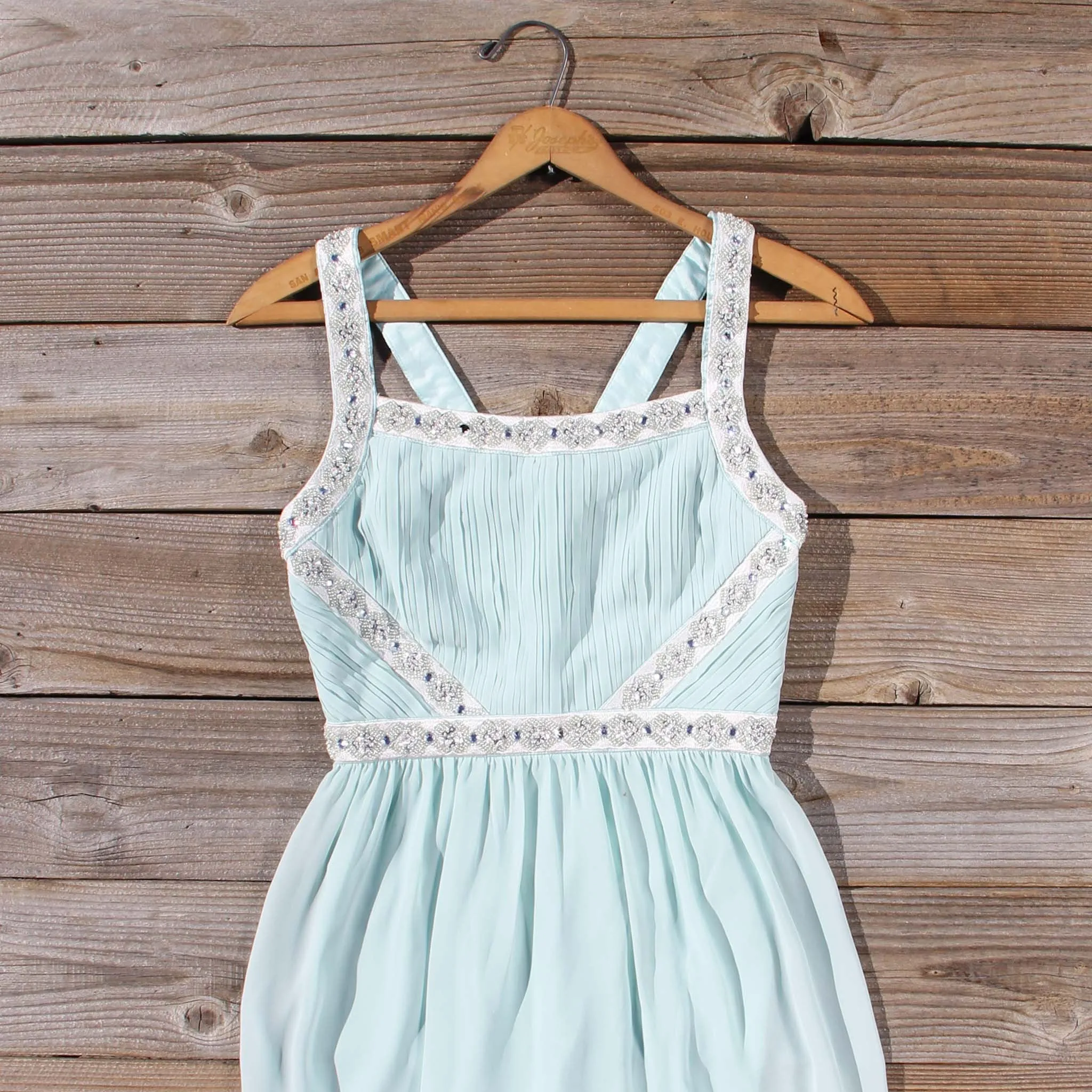 Spool Couture Mint & Snow Dress