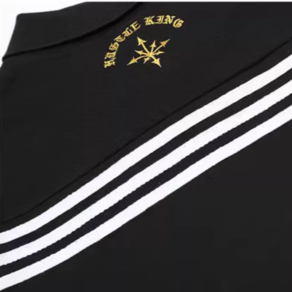 Street Color Contrast Embroidered Sweatshirt