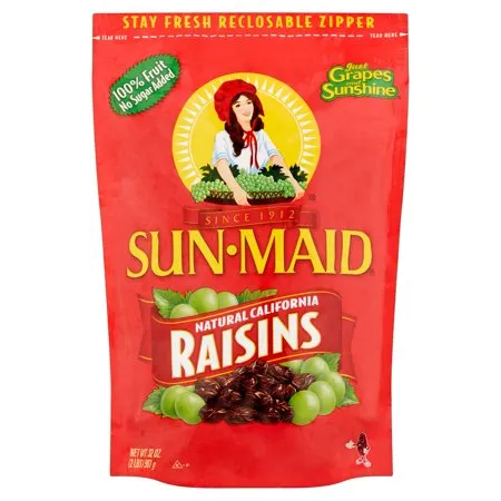Sun-Maid Natural California Raisins, Dried Fruit Healthy Snack, 32 oz Bag