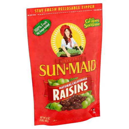 Sun-Maid Natural California Raisins, Dried Fruit Healthy Snack, 32 oz Bag