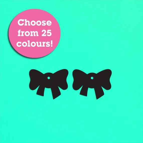 Sweet Bow Charms - 5 Pairs