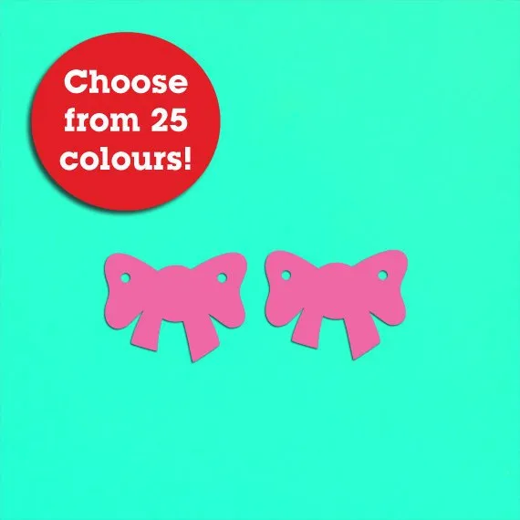 Sweet Bow Charms - 5 Pairs