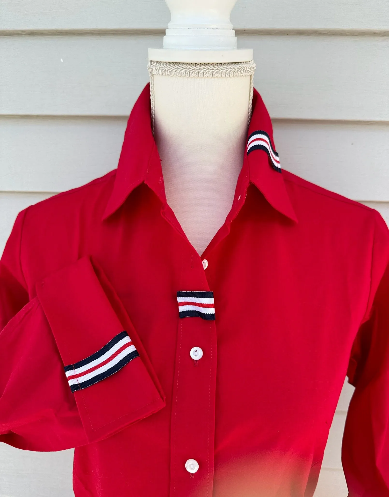 Sweet Caroline 3/4 Sleeve Ribbon Shirt (SC01)