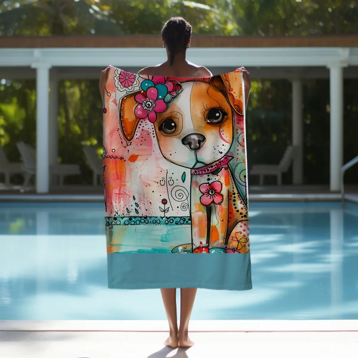 Sweet Dog Beach Towel