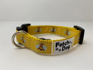 Sweet Honey Bee Small Dog Collar