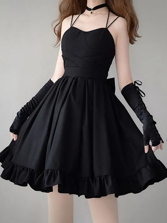 Sweet Lolita Dress Cotton Sleeveless Dress