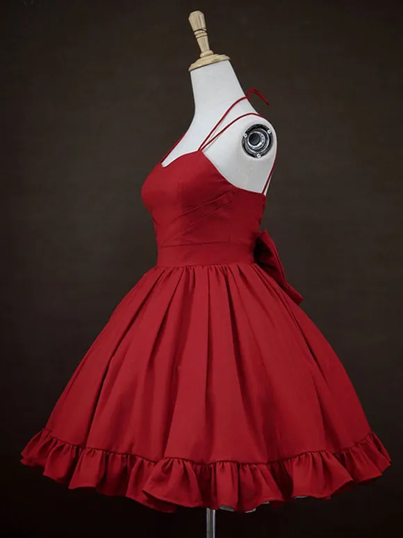 Sweet Lolita Dress Cotton Sleeveless Dress
