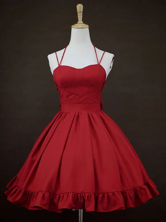 Sweet Lolita Dress Cotton Sleeveless Dress