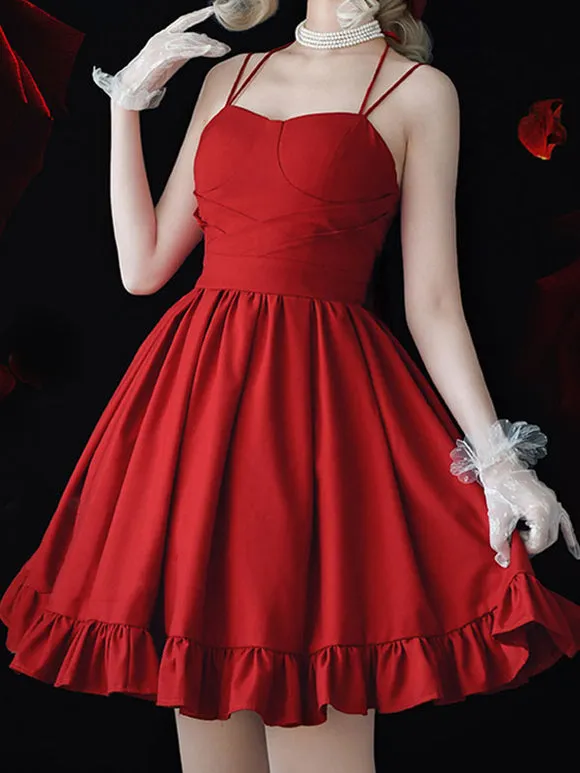 Sweet Lolita Dress Cotton Sleeveless Dress